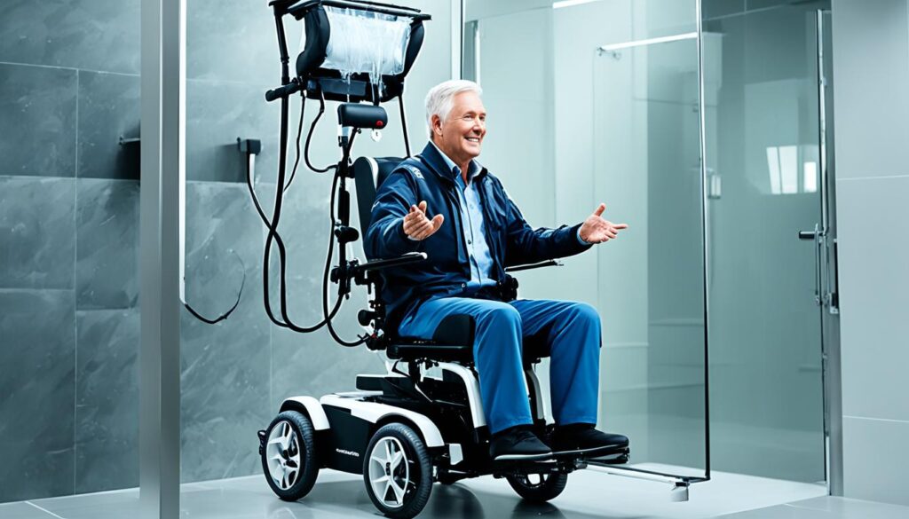站立電動輪椅淋浴椅轉換與防水配置介紹