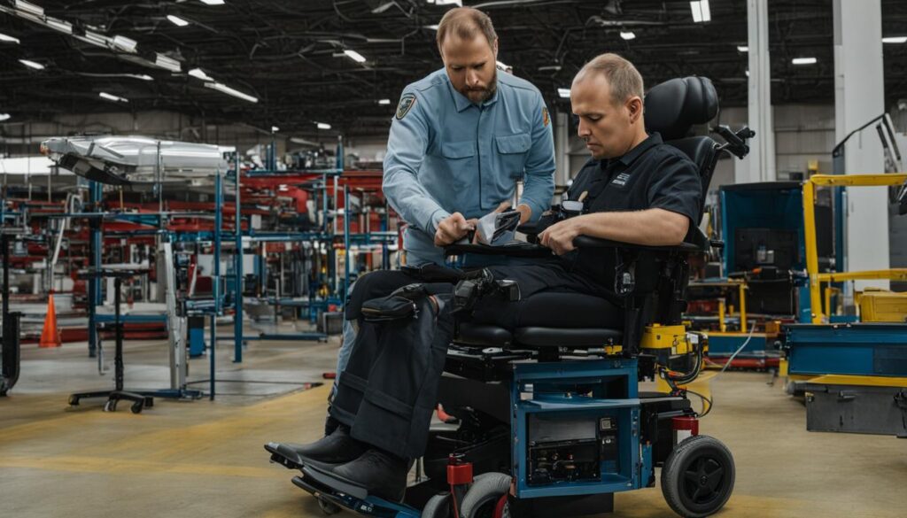 電動輪椅維修工的職業安全衛生知識教育