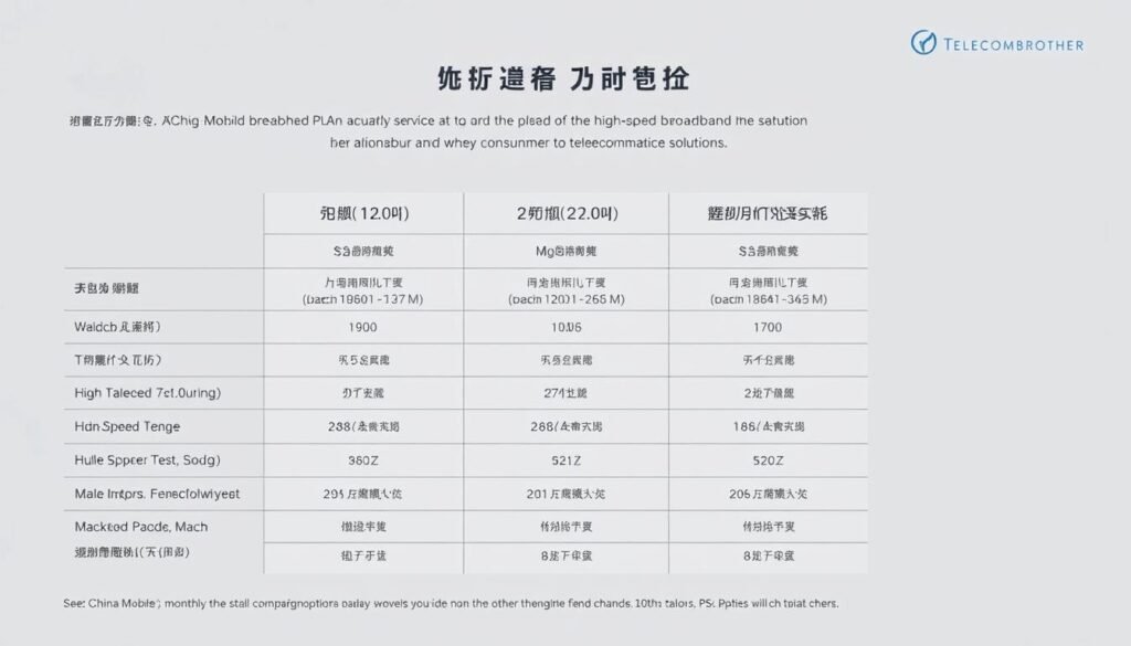 中國移動月費計劃比較 中國移動月費計劃比較