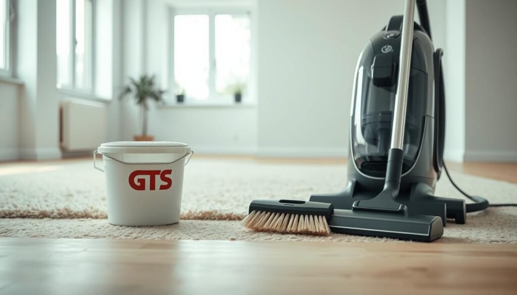 地毯清潔準備工作