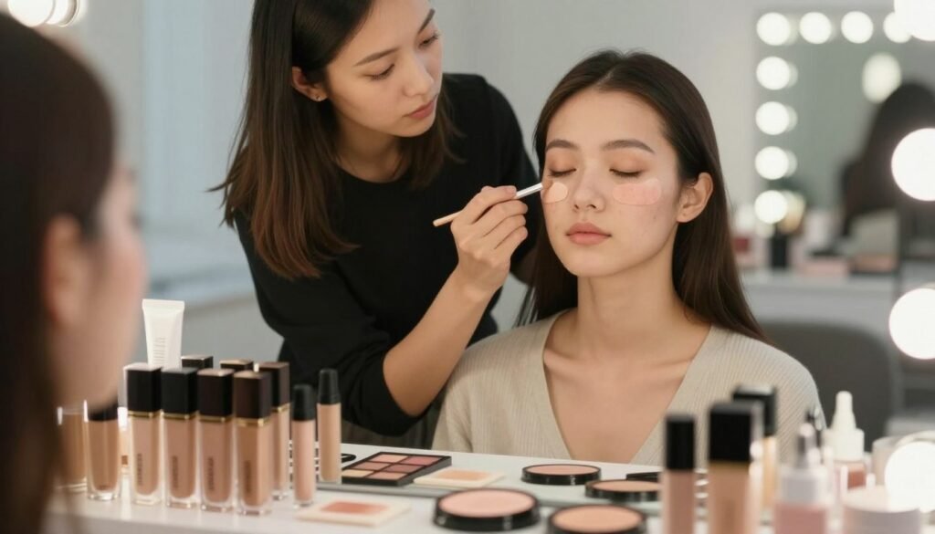 痘痘貼與遮瑕膏完美融合的無痕彩妝教學